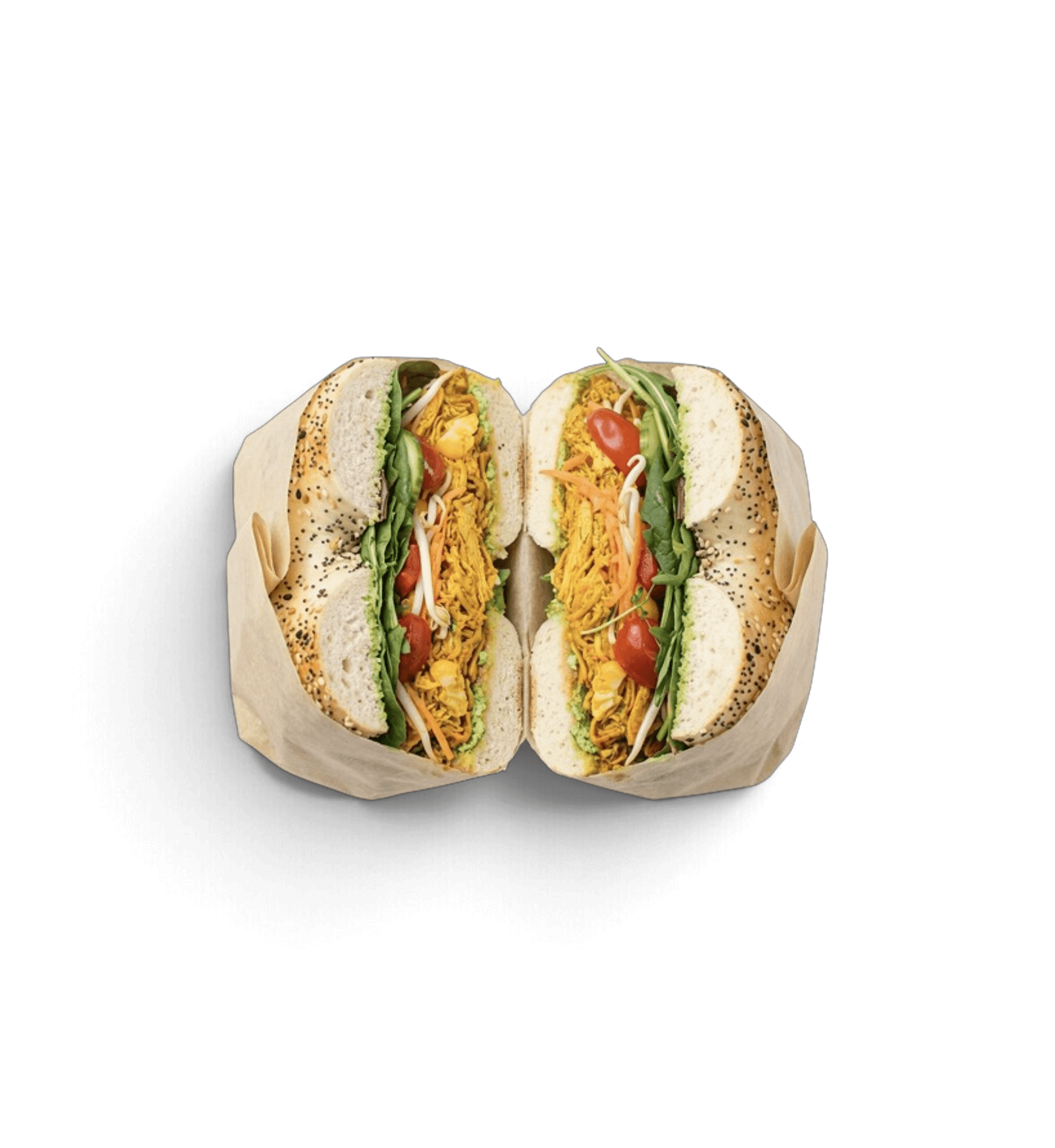 The Pulled Chicken Bagel